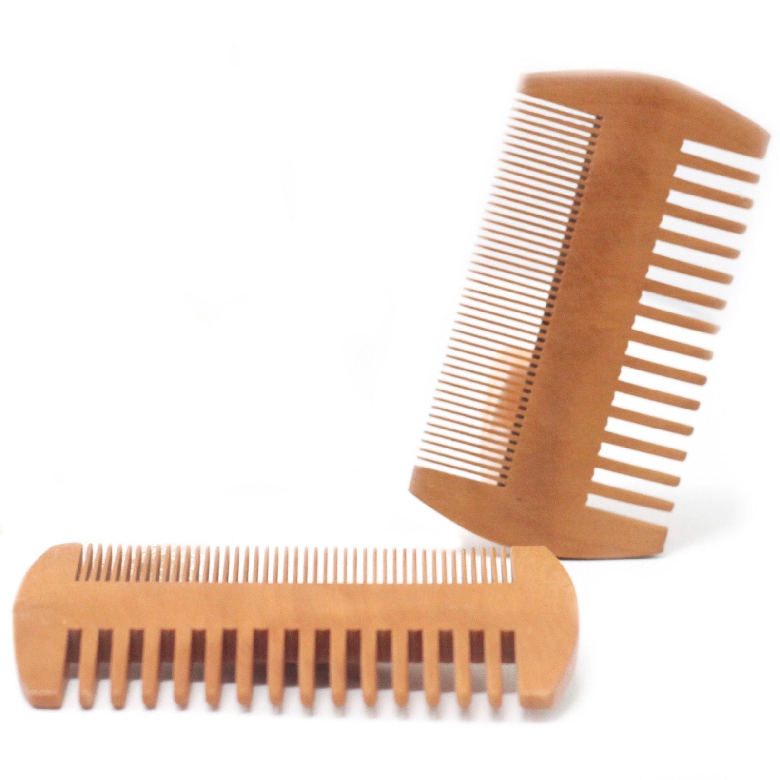 Two-Sided Beard Comb and Brush for Grooming